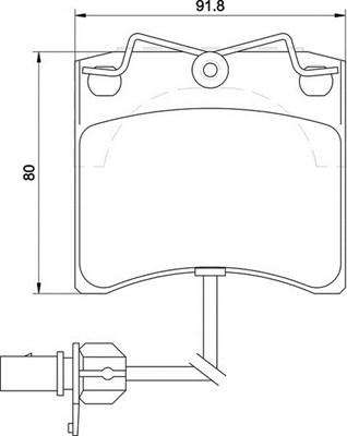 Magneti Marelli 363700205129 - Kit pastiglie freno, Freno a disco autozon.pro