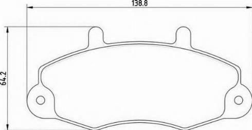 SAF T571745 - Kit pastiglie freno, Freno a disco autozon.pro