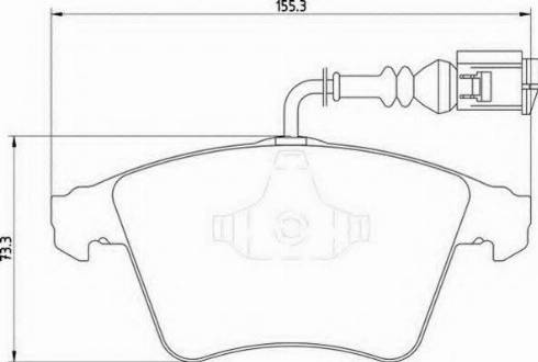 Magneti Marelli 363700201432 - Kit pastiglie freno, Freno a disco autozon.pro