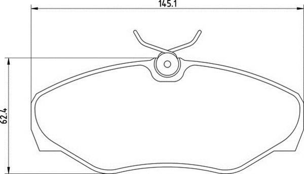 Magneti Marelli 363700201424 - Kit pastiglie freno, Freno a disco autozon.pro