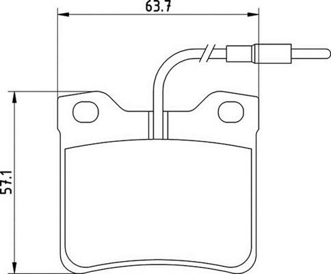 Magneti Marelli 363700201125 - Kit pastiglie freno, Freno a disco autozon.pro