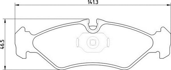 Magneti Marelli 363710201826 - Kit pastiglie freno, Freno a disco autozon.pro