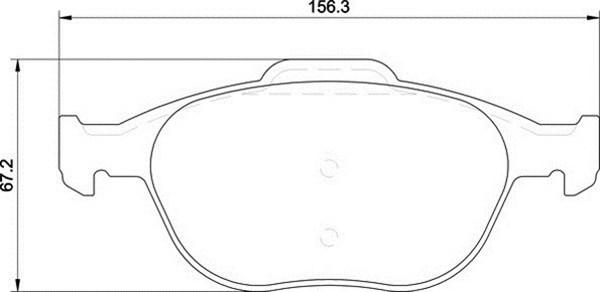 Magneti Marelli 363700201261 - Kit pastiglie freno, Freno a disco autozon.pro