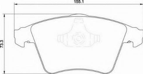 Magneti Marelli 363700201755 - Kit pastiglie freno, Freno a disco autozon.pro