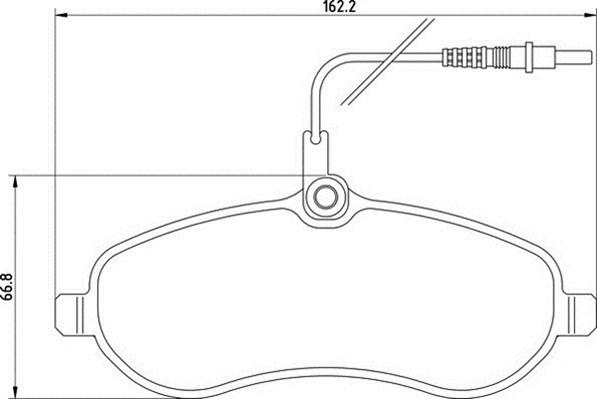 Magneti Marelli 363700201708 - Kit pastiglie freno, Freno a disco autozon.pro