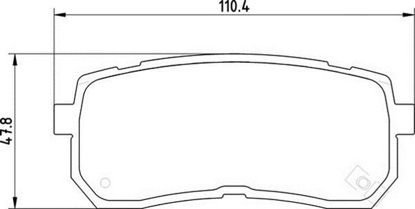 Magneti Marelli 363700201725 - Kit pastiglie freno, Freno a disco autozon.pro