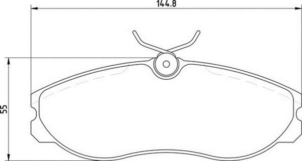 Magneti Marelli 363700203037 - Kit pastiglie freno, Freno a disco autozon.pro