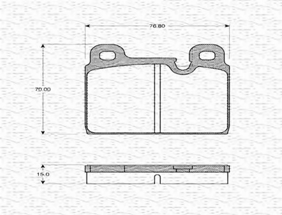 Magneti Marelli 363702160981 - Kit pastiglie freno, Freno a disco autozon.pro