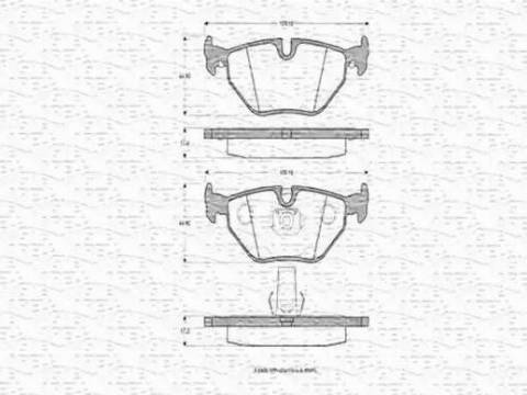 Magneti Marelli 363702160415 - Kit pastiglie freno, Freno a disco autozon.pro