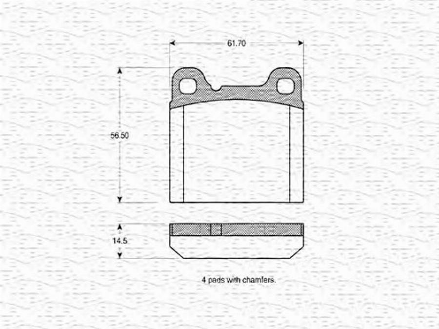 Magneti Marelli 363702160596 - Kit pastiglie freno, Freno a disco autozon.pro