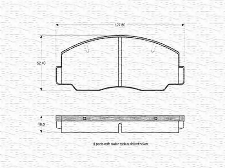 Magneti Marelli 363702160559 - Kit pastiglie freno, Freno a disco autozon.pro