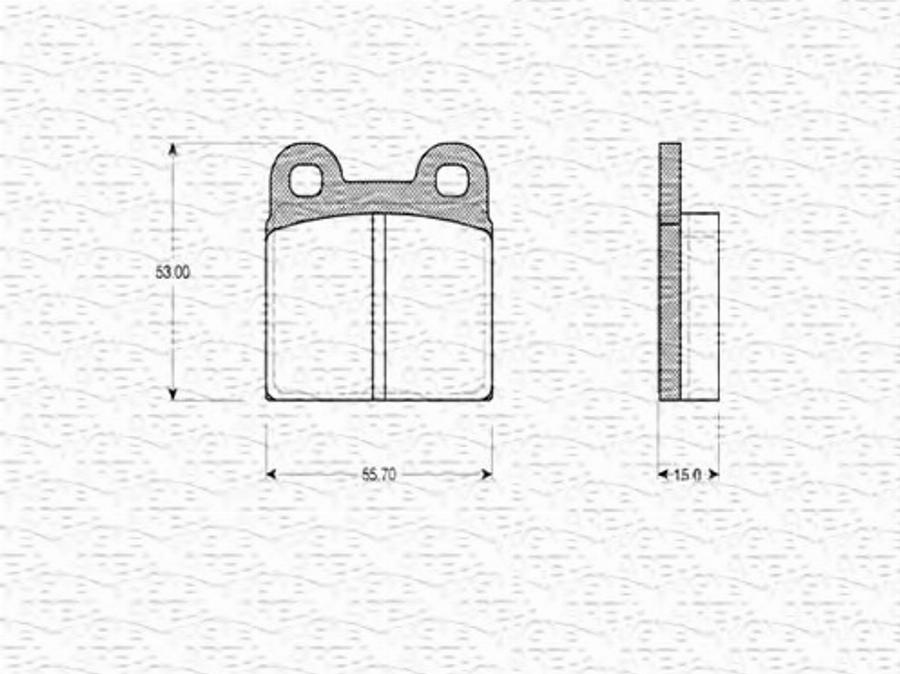 Magneti Marelli 363702160078 - Kit pastiglie freno, Freno a disco autozon.pro