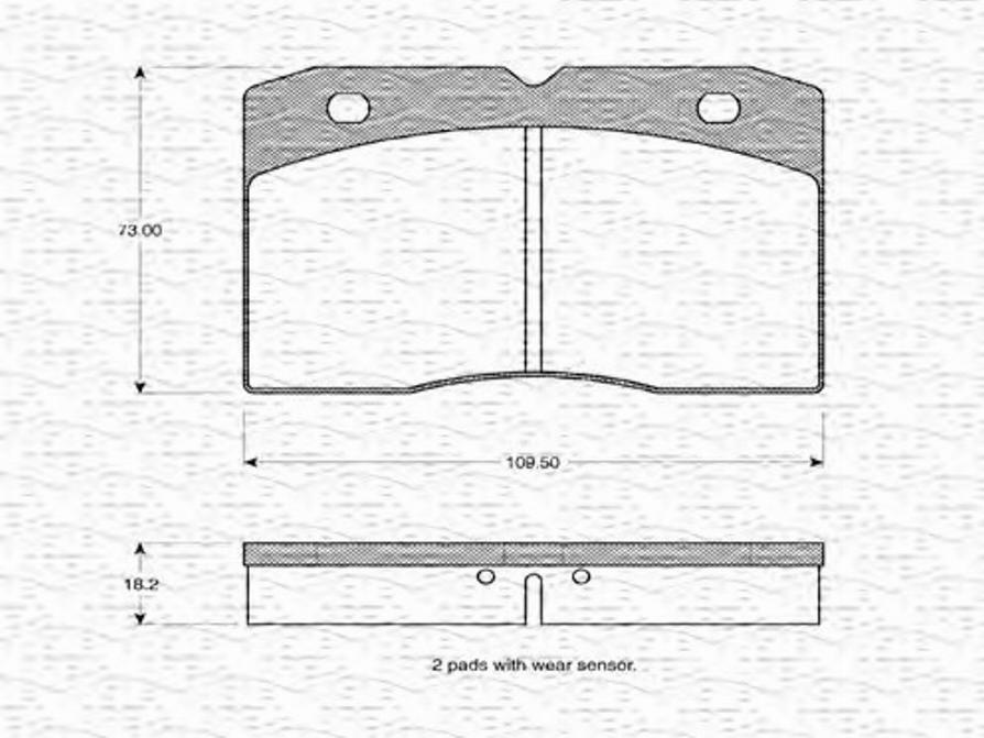 Magneti Marelli 363702160169 - Kit pastiglie freno, Freno a disco autozon.pro