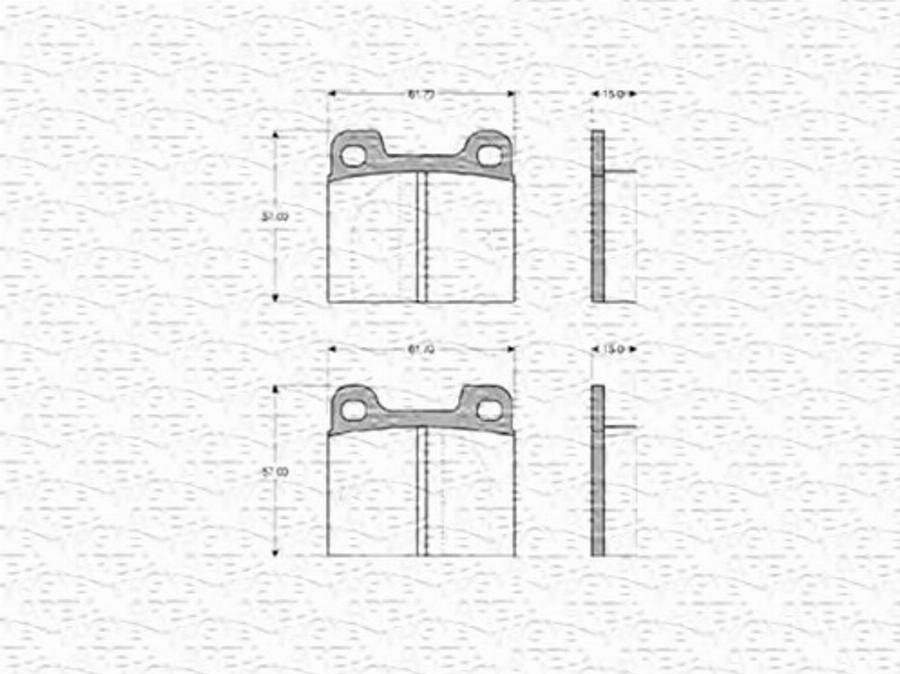 Magneti Marelli 363702160101 - Kit pastiglie freno, Freno a disco autozon.pro