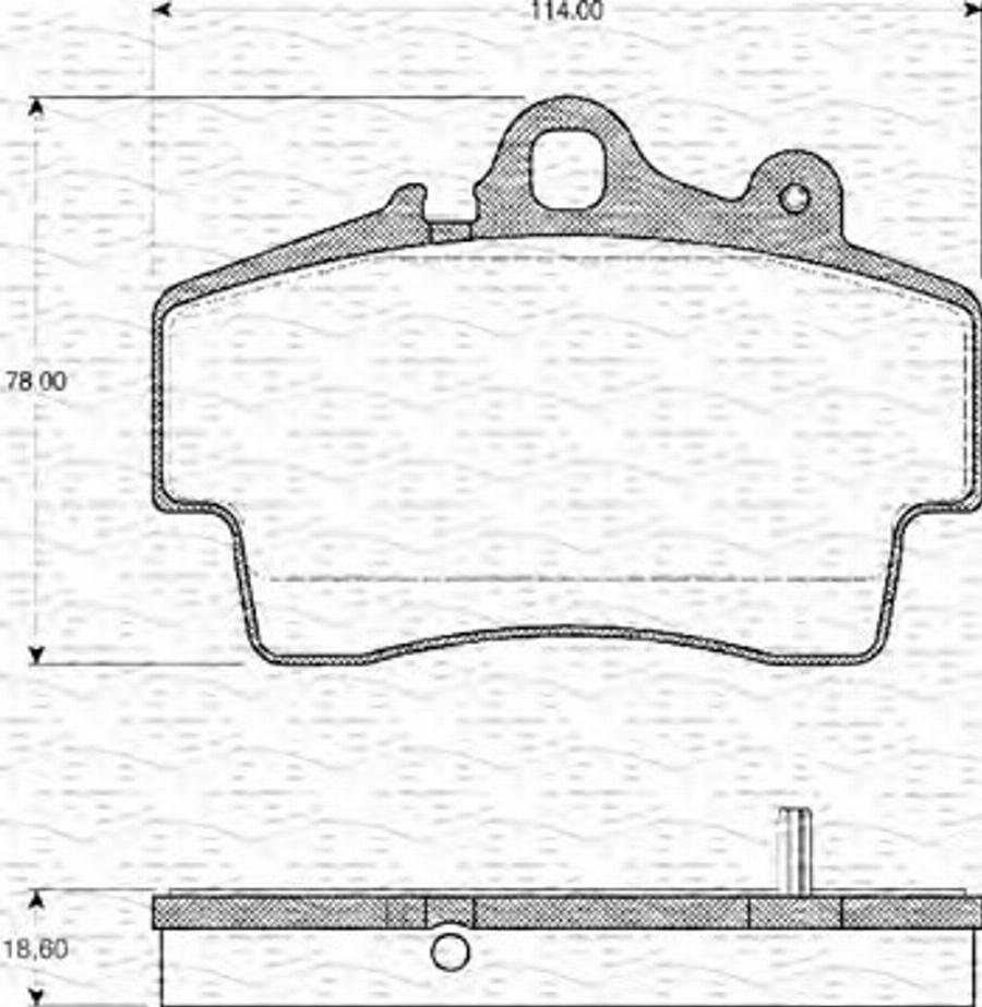 Magneti Marelli 363702160380 - Kit pastiglie freno, Freno a disco autozon.pro