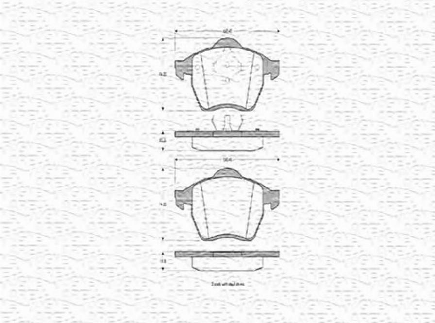 Magneti Marelli 363702160336 - Kit pastiglie freno, Freno a disco autozon.pro