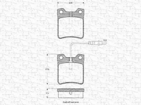 Magneti Marelli 363702160240 - Kit pastiglie freno, Freno a disco autozon.pro