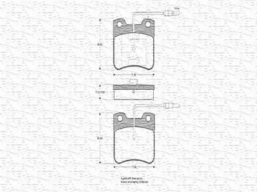 Magneti Marelli 363702160275 - Kit pastiglie freno, Freno a disco autozon.pro