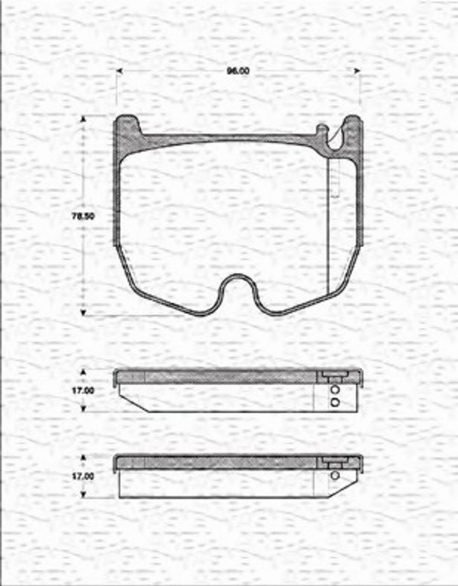 Magneti Marelli 363702161411 - Kit pastiglie freno, Freno a disco autozon.pro