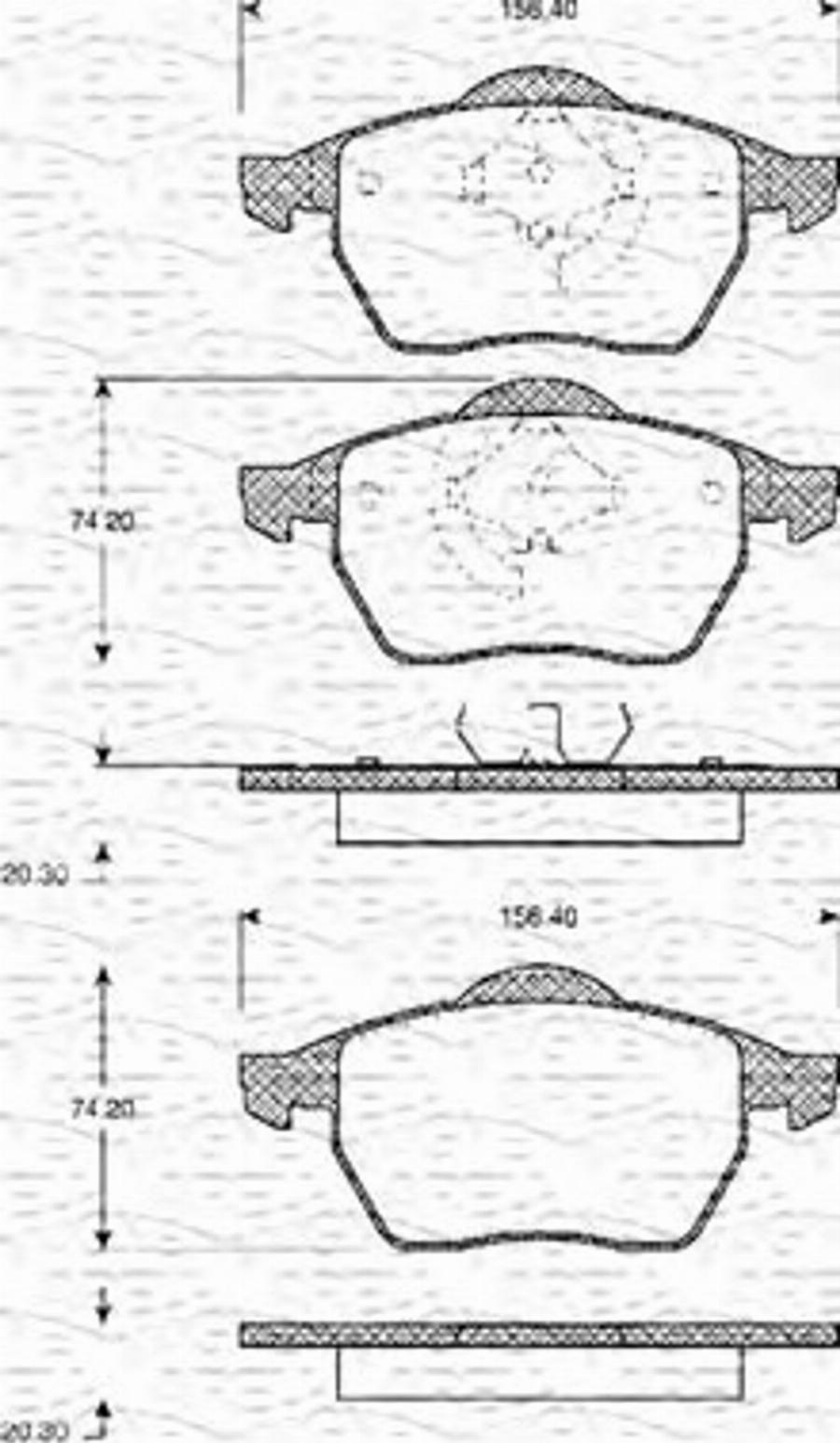 Magneti Marelli 363702161097 - Kit pastiglie freno, Freno a disco autozon.pro