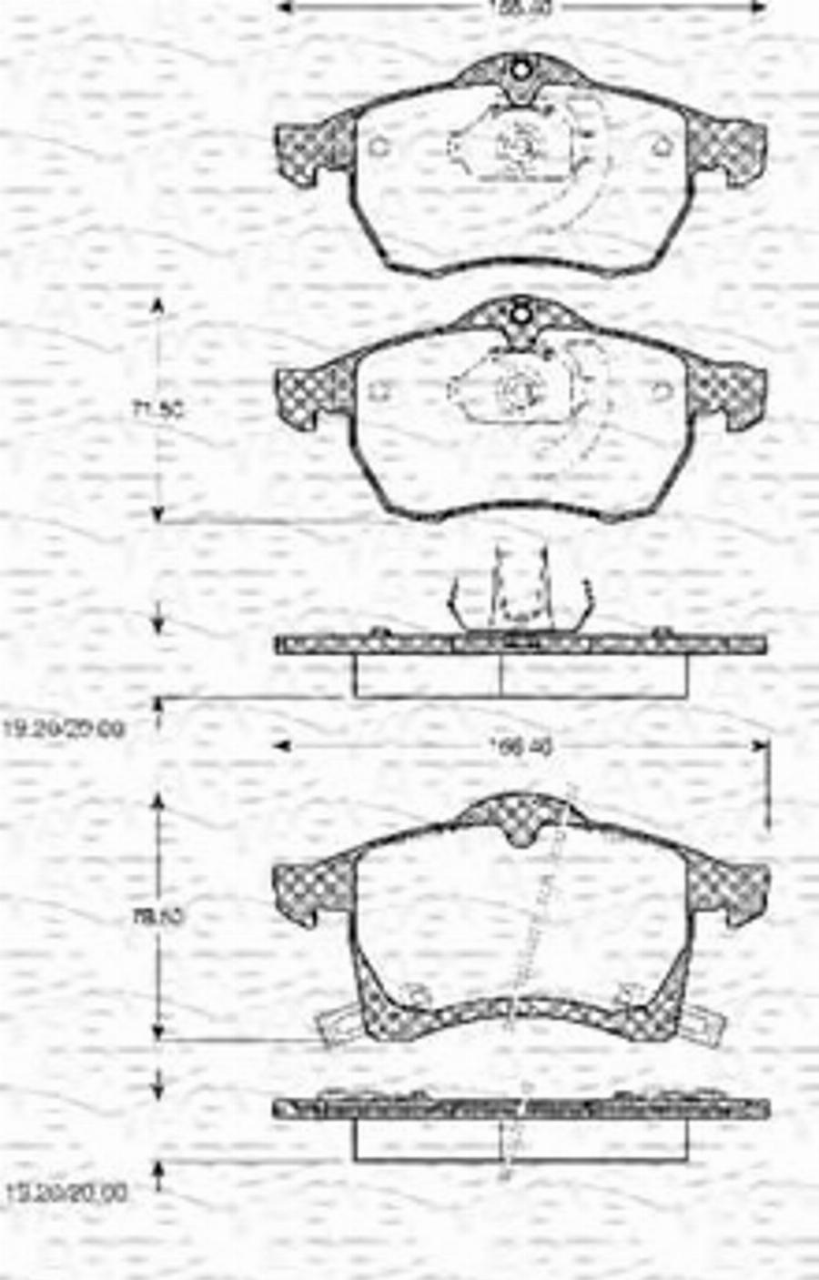 Magneti Marelli 363702161046 - Kit pastiglie freno, Freno a disco autozon.pro