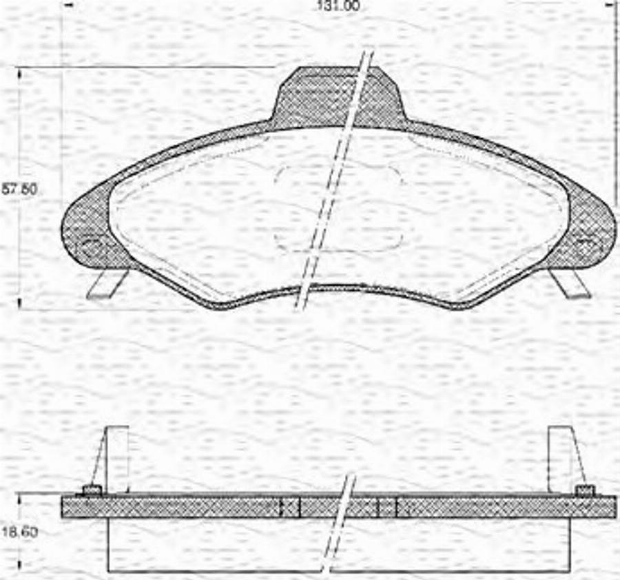 Magneti Marelli 363702161056 - Kit pastiglie freno, Freno a disco autozon.pro