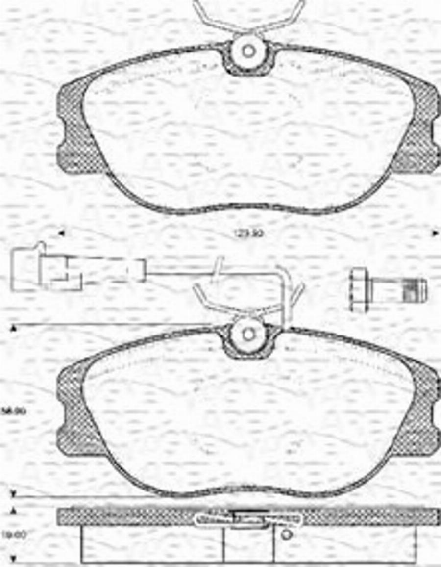 Magneti Marelli 363702161057 - Kit pastiglie freno, Freno a disco autozon.pro