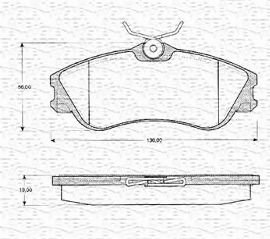 Magneti Marelli 363702161069 - Kit pastiglie freno, Freno a disco autozon.pro