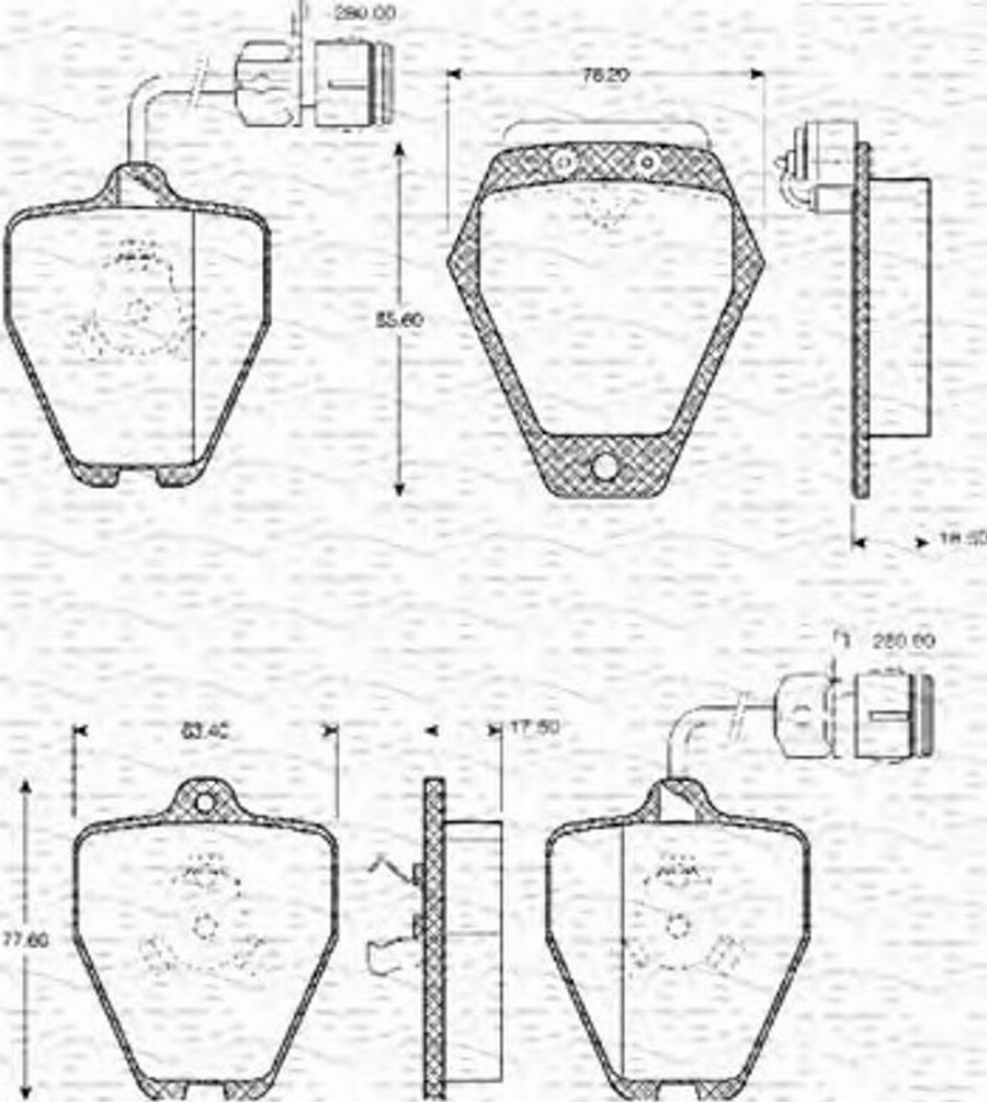 Magneti Marelli 363702161062 - Kit pastiglie freno, Freno a disco autozon.pro