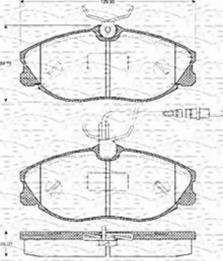 Magneti Marelli 363702161067 - Kit pastiglie freno, Freno a disco autozon.pro