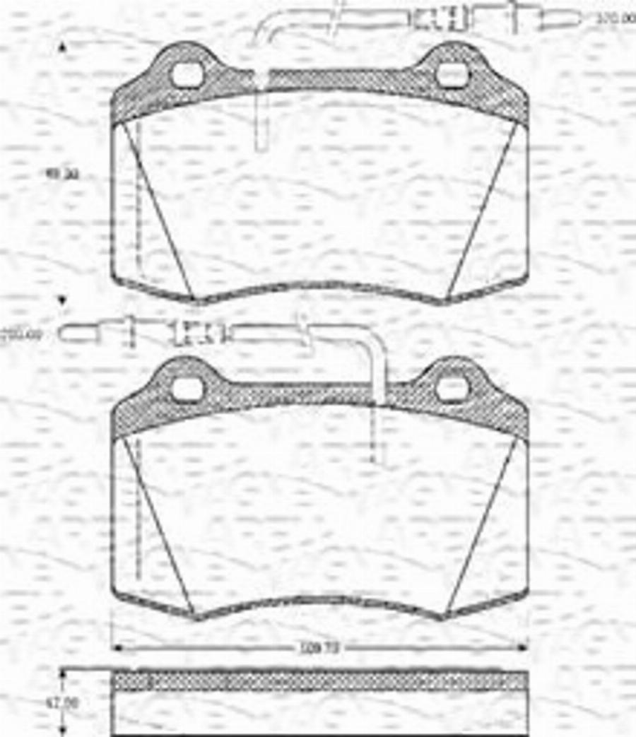 Magneti Marelli 363702161088 - Kit pastiglie freno, Freno a disco autozon.pro