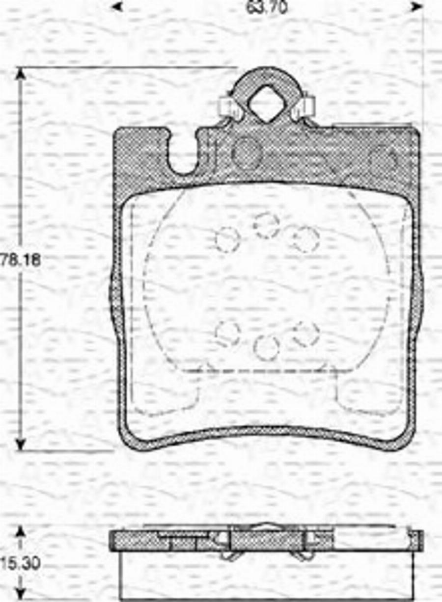 Magneti Marelli 363702161082 - Kit pastiglie freno, Freno a disco autozon.pro