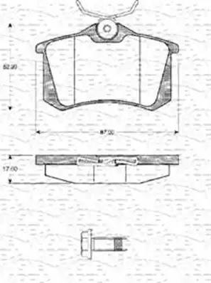 Magneti Marelli 363702161022 - Kit pastiglie freno, Freno a disco autozon.pro