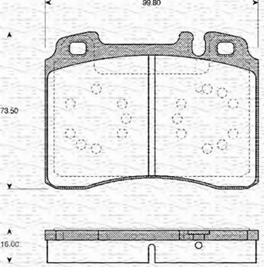 Magneti Marelli 363702161076 - Kit pastiglie freno, Freno a disco autozon.pro