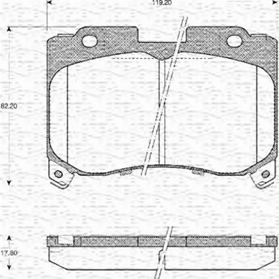 Magneti Marelli 363702161118 - Kit pastiglie freno, Freno a disco autozon.pro