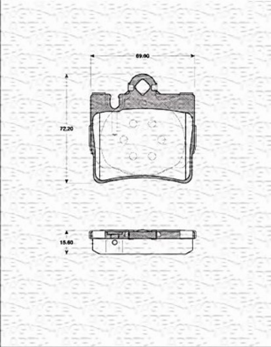 Magneti Marelli 363702161314 - Kit pastiglie freno, Freno a disco autozon.pro