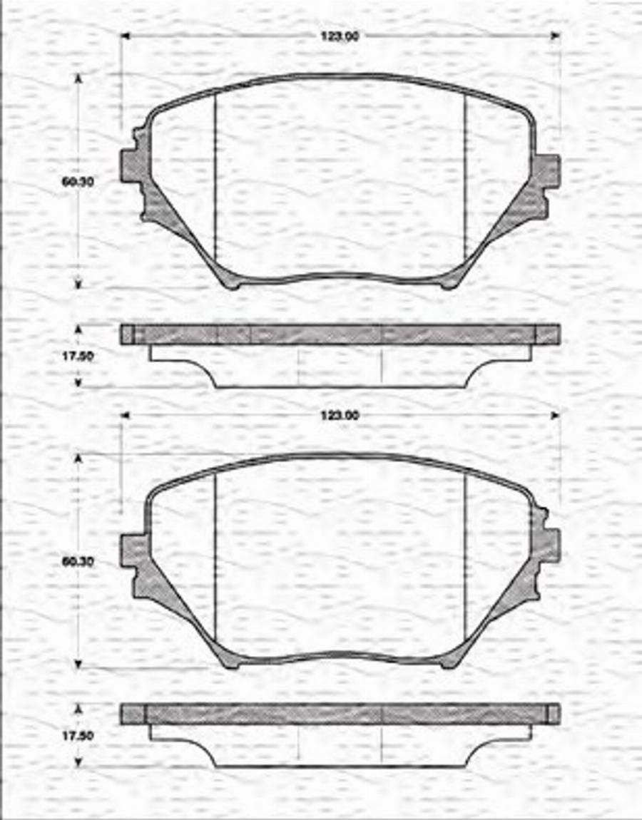 Magneti Marelli 363702161291 - Kit pastiglie freno, Freno a disco autozon.pro