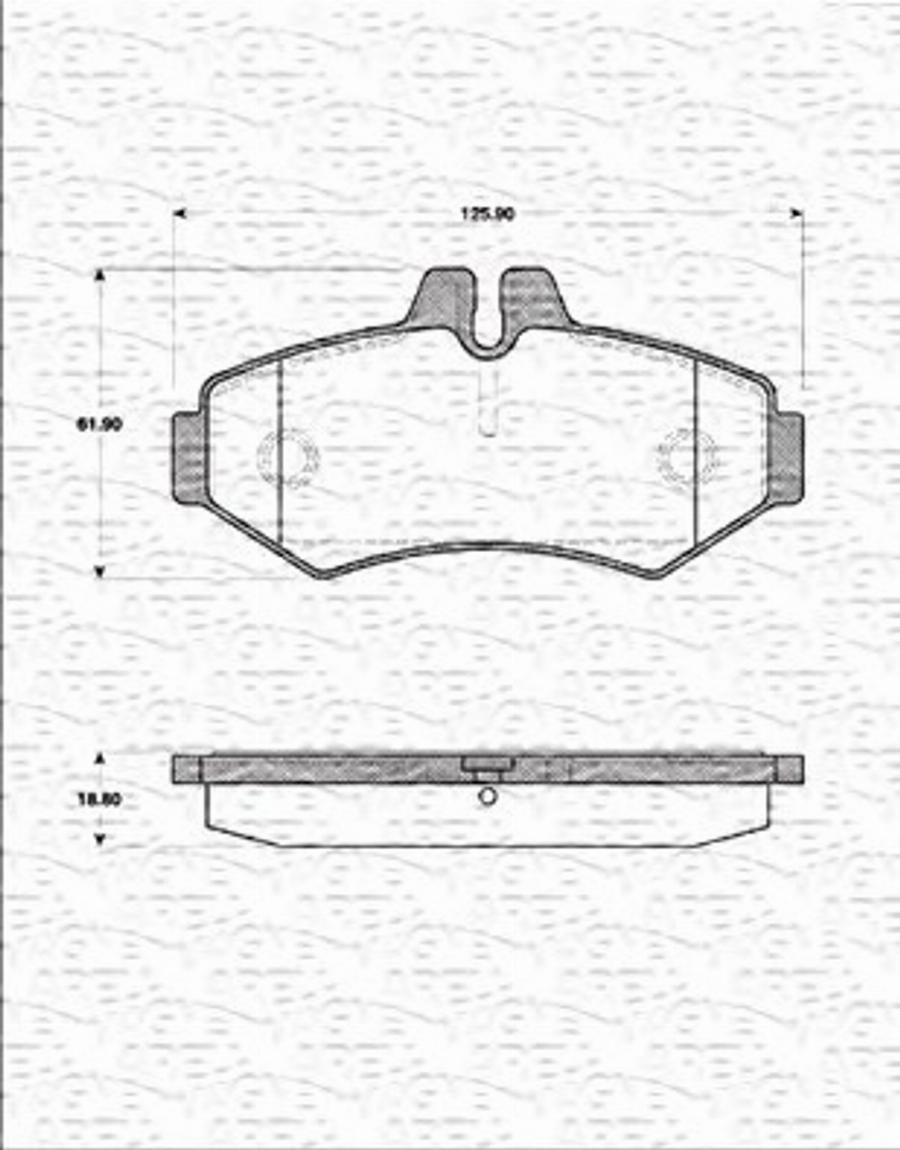 Magneti Marelli 363702161264 - Kit pastiglie freno, Freno a disco autozon.pro