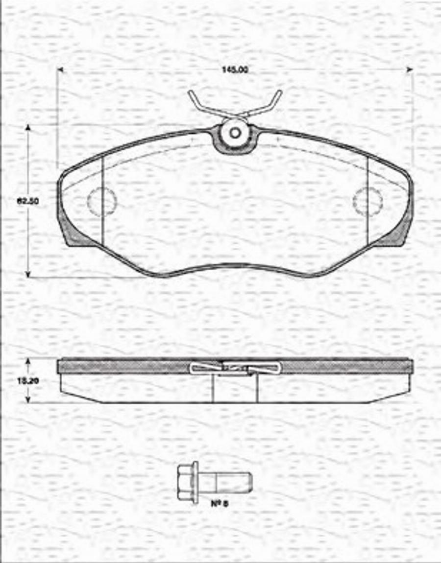 Magneti Marelli 363702161227 - Kit pastiglie freno, Freno a disco autozon.pro