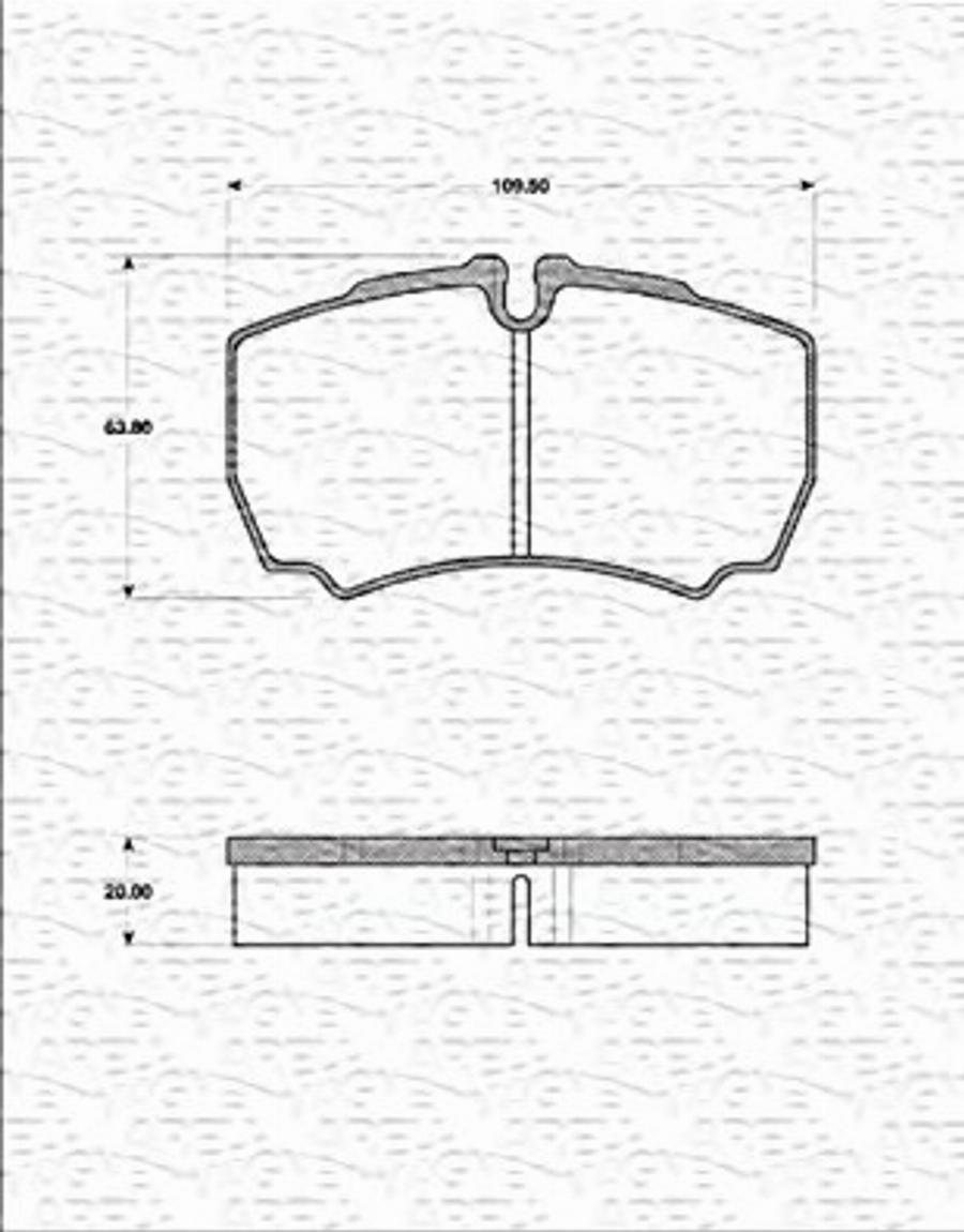 Magneti Marelli 363702161274 - Kit pastiglie freno, Freno a disco autozon.pro