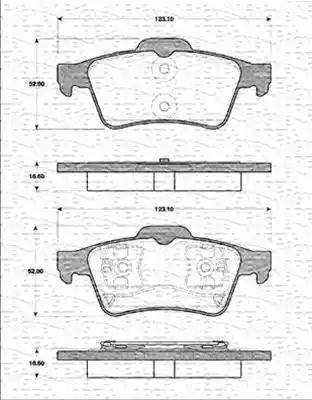 Magneti Marelli 363702161273 - Kit pastiglie freno, Freno a disco autozon.pro