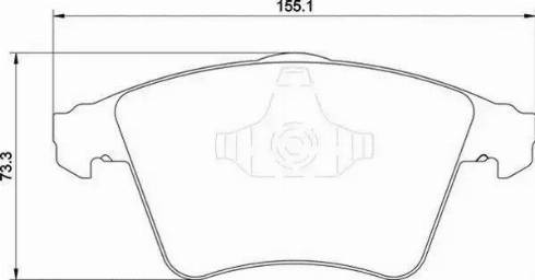 Magneti Marelli 363710201754 - Kit pastiglie freno, Freno a disco autozon.pro