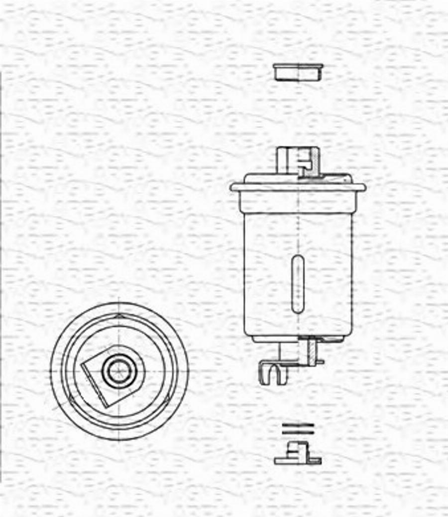 Magneti Marelli 213908908600 - Filtro carburante autozon.pro