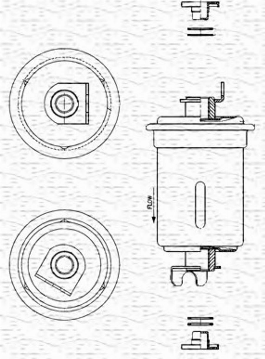 Magneti Marelli 213908907000 - Filtro carburante autozon.pro