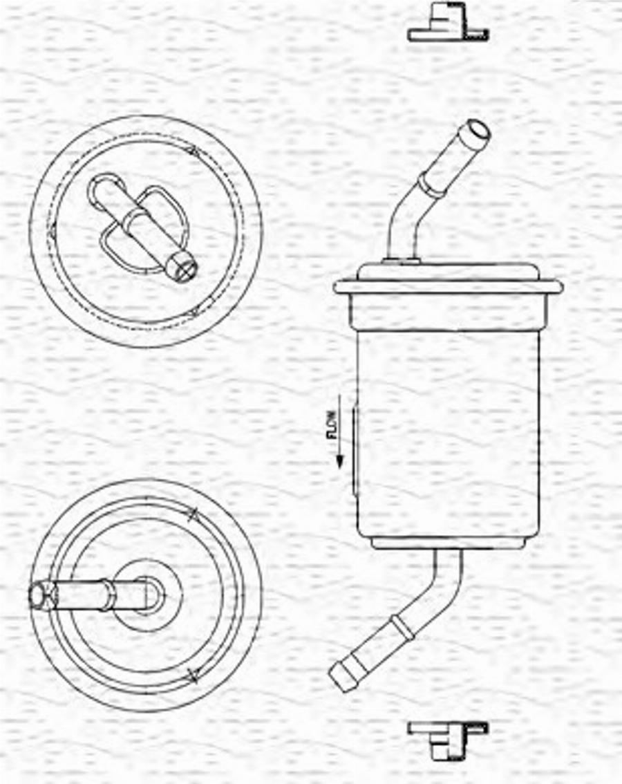 Magneti Marelli 213908907800 - Filtro carburante autozon.pro