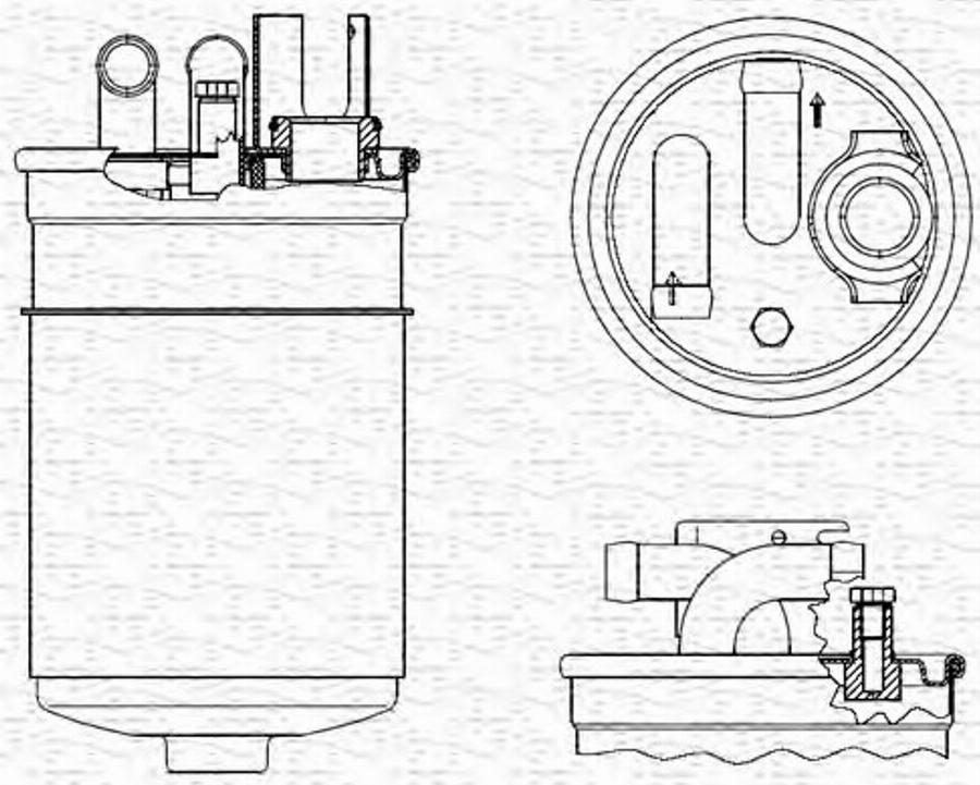 Magneti Marelli 213908549000 - Filtro carburante autozon.pro