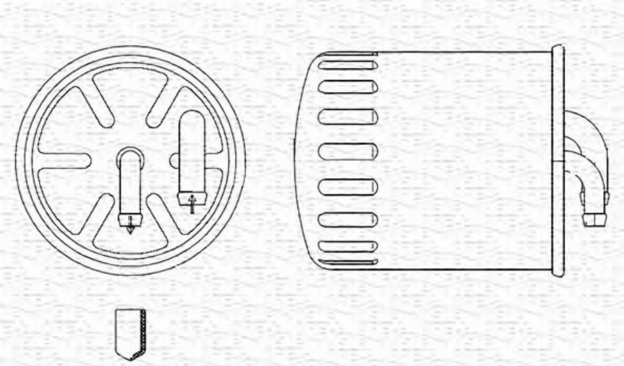 Magneti Marelli 213908540000 - Filtro carburante autozon.pro