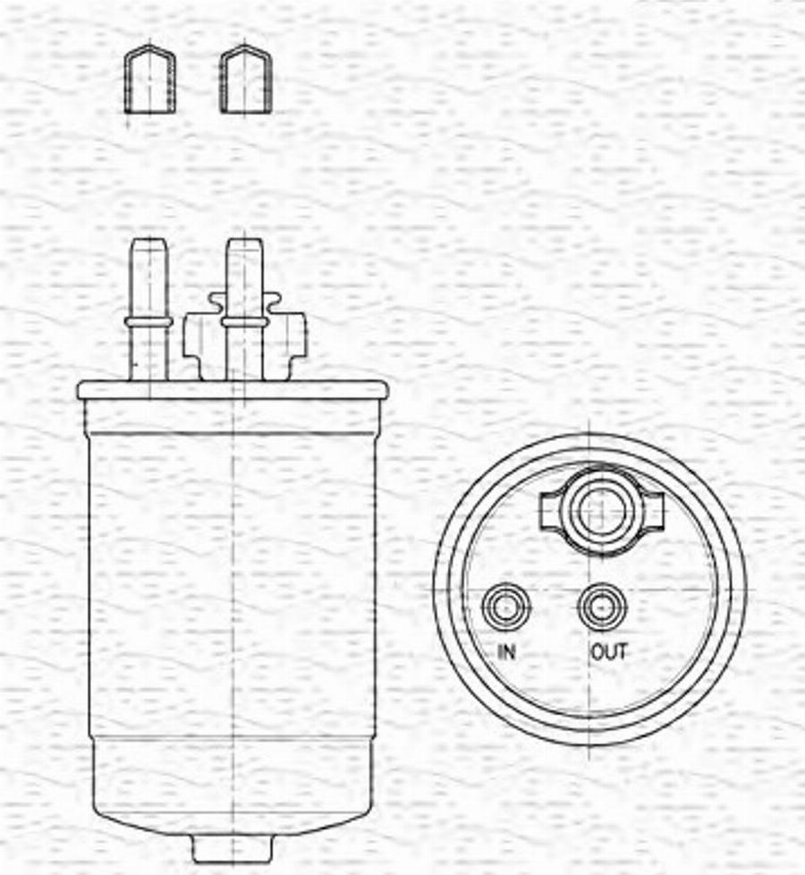 Magneti Marelli 213908552000 - Filtro carburante autozon.pro