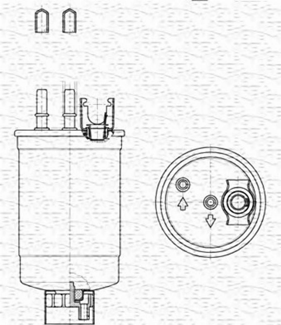 Magneti Marelli 213908557000 - Filtro carburante autozon.pro