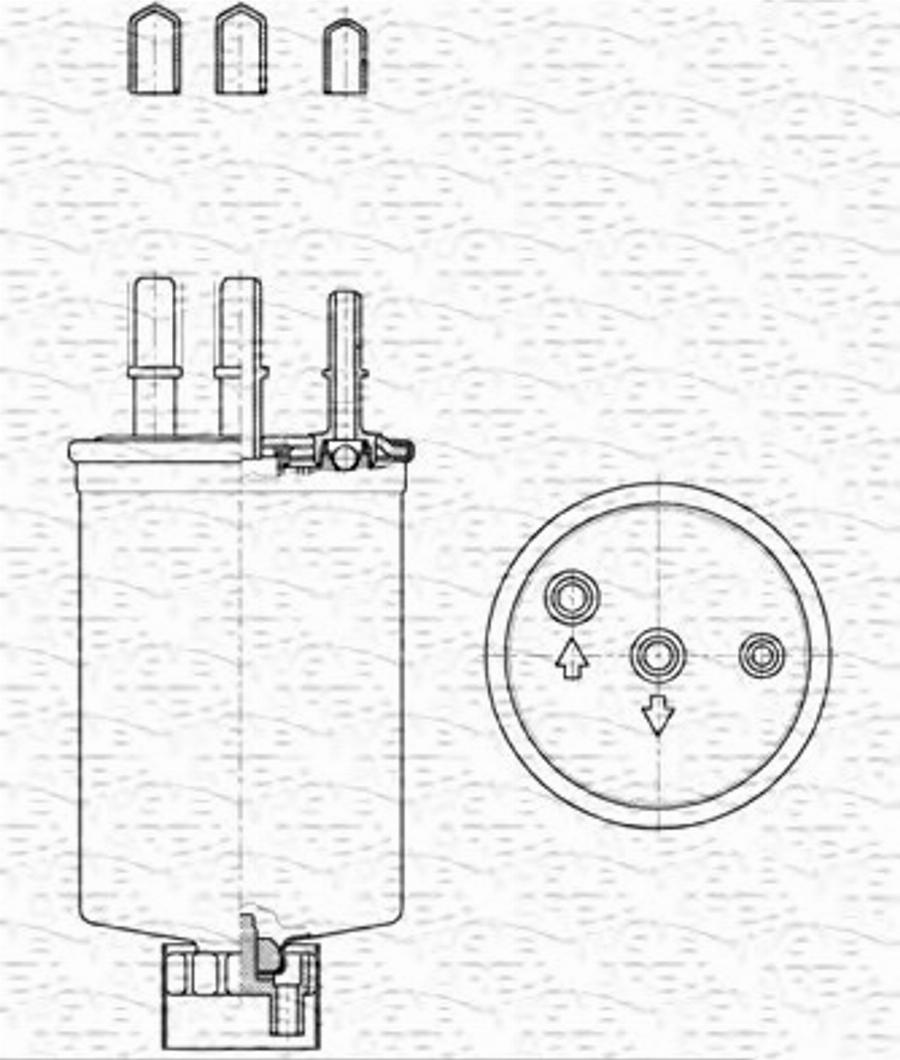 Magneti Marelli 213908566000 - Filtro carburante autozon.pro